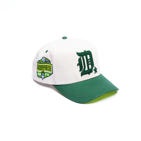NEW DF Green & White Hat